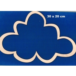 SKLEJKA #3mm Chmurka 30x20cm,  chmurka ramka,  ramka zawieszka , sznurki, makramy